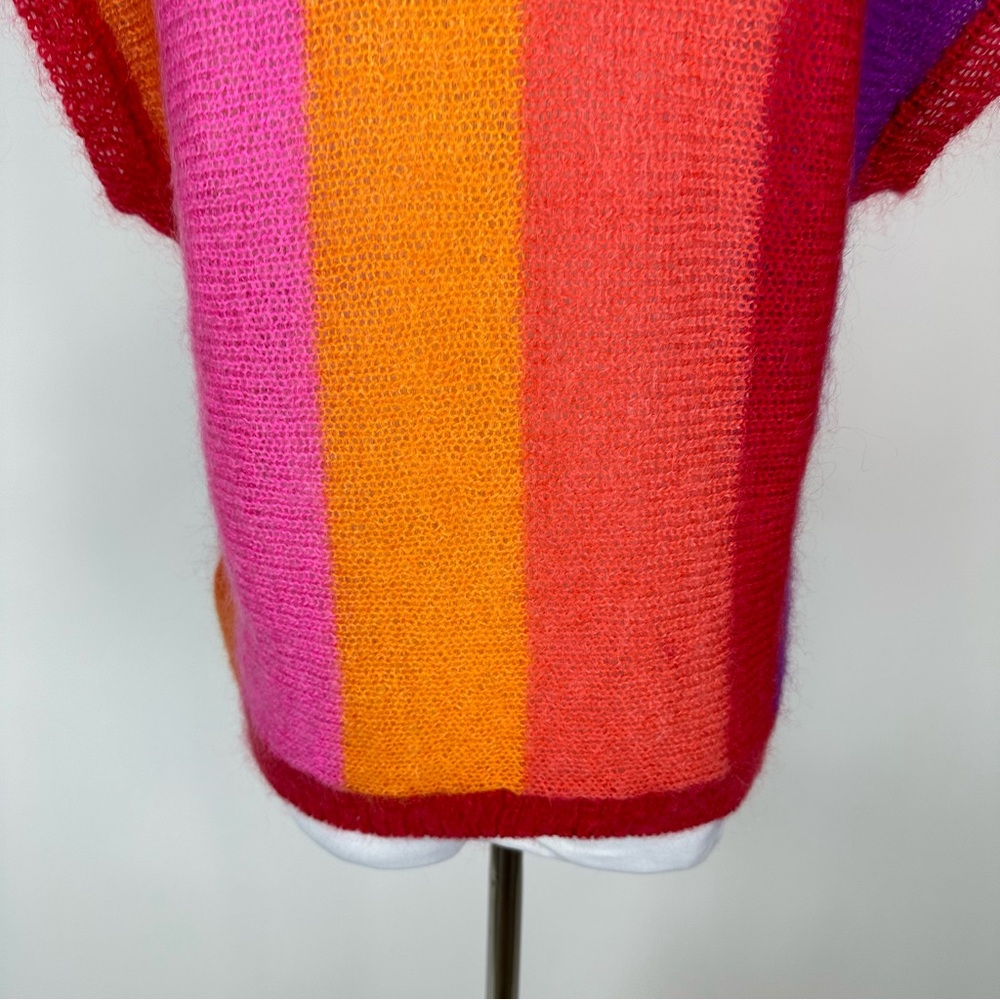 Vintage Renee Tener for Jeanne Pierre Colorful Mohair Blend Sweater Size Med Pet - Picture 12 of 14